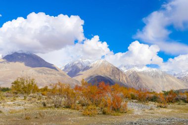 Ladakh Hindistan 'ın manzara manzarası. Himalayalar, Ladakh, Hindistan