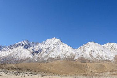 Ladakh Hindistan 'ın manzara manzarası. Himalayalar, Ladakh, Hindistan