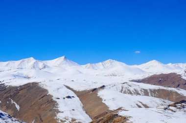 Ladakh Hindistan 'ın manzara manzarası. Himalayalar, Ladakh, Hindistan
