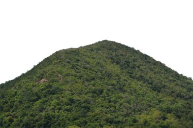 mountain isolated on white background.	