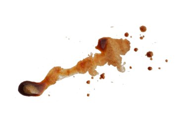 çamur sıçraması beyaz arkaplanda izole edildi.