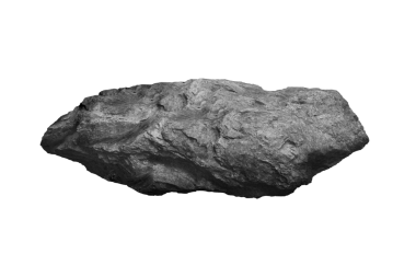 Kaya izole şeffaflık arkaplanı.