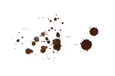 çamur sıçraması izole şeffaflık arkaplanı.