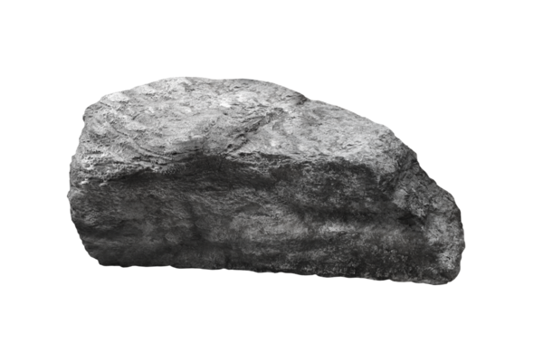 Kaya izole şeffaflık arkaplanı.