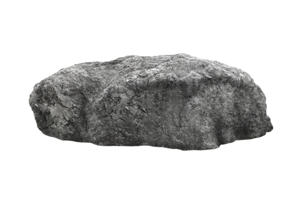 Kaya izole şeffaflık arkaplanı.