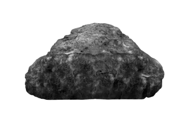 Kaya izole şeffaflık arkaplanı.