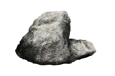 Kaya izole şeffaflık arkaplanı.