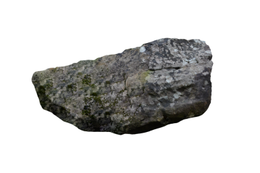 Kaya izole şeffaflık arkaplanı.