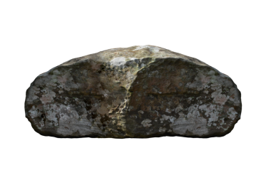 Kaya izole şeffaflık arkaplanı.