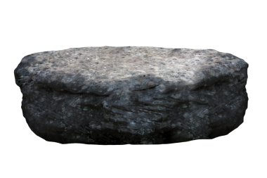 Kaya izole şeffaflık arkaplanı.