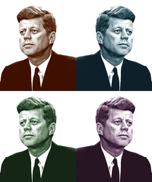 John Fitzgerald Kennedy 35Th President America — Stock Fotó