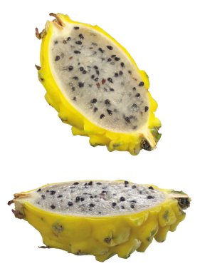 Koleksiyon Tropikal meyveler sarı pitahaya ejderha meyvesi