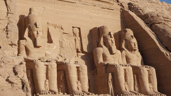 Αμπού Σιμπέλ Ναούς Στην Αίγυπτο Αφρική — Φωτογραφία Αρχείου