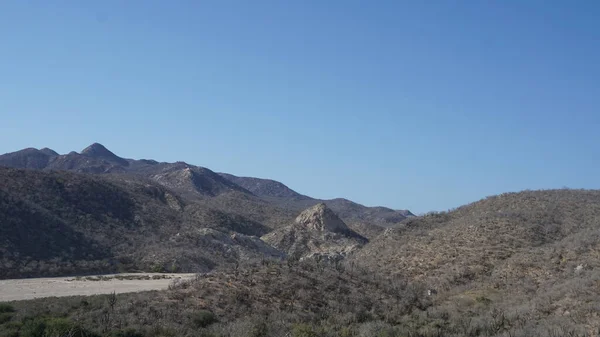 Paisagem Semi Deserta Baja California Del Sur México — Fotografia de Stock