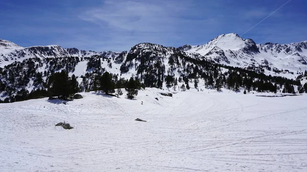 Paisagem Nevada Uma Estância Esqui — Fotografia de Stock