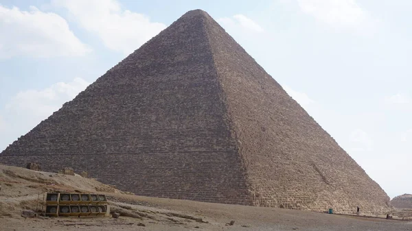 Πυραμίδες Του Καΐρου Στην Αίγυπτο — Φωτογραφία Αρχείου