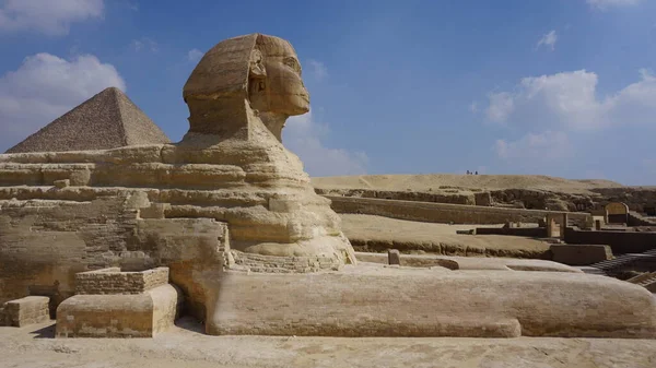 Grote Sfinx Van Gizeh Caïro Egypte — Stockfoto