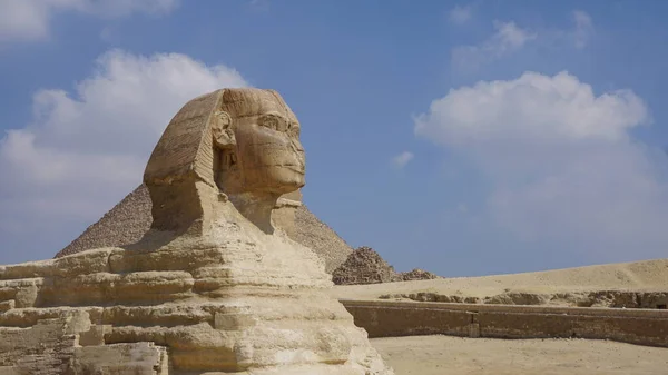 Velká Sfinga Gízy Káhiře Egyptě — Stock fotografie
