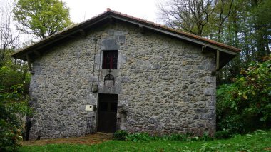 Sonbaharda Bask ülkesinin kırsal manzarası