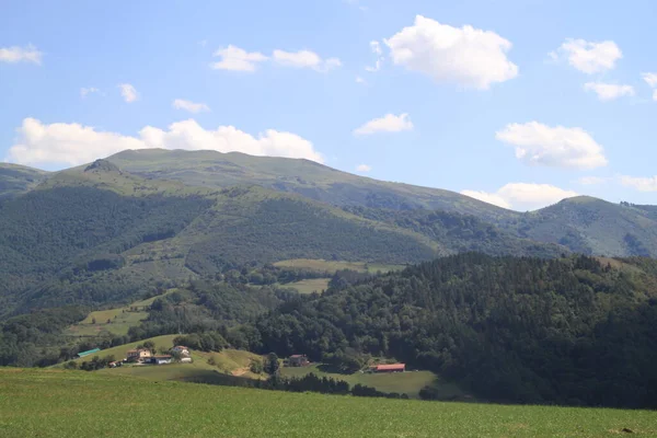 Horská Krajina Gipuzkoa Baskicko — Stock fotografie