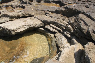 Yaz sonunda İbiza 'nın manzarası