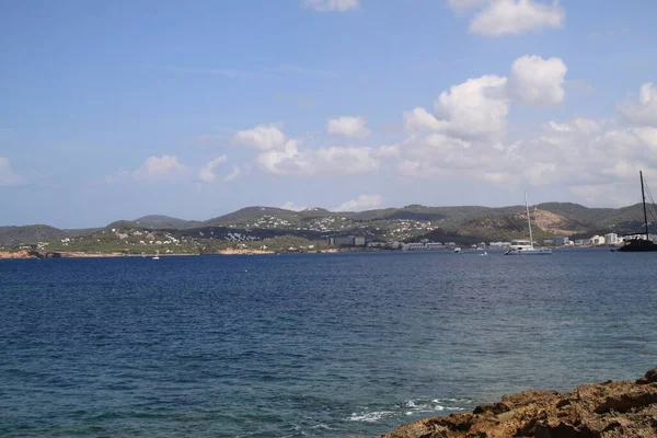 Paesaggio Ibiza Alla Fine Dell Estate — Foto Stock