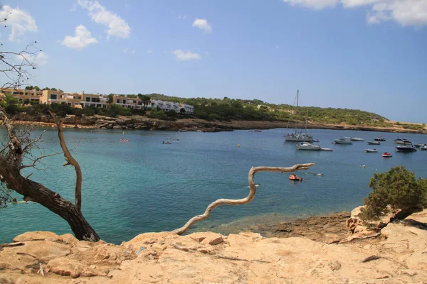 Landschap Van Ibiza Aan Het Eind Van Zomer — Stockfoto
