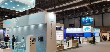 Madrid, Spain, January, 18, 2023: Images of the travel and tourism fair Fitur 2023