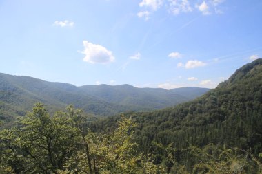 Rural nature landscape of the Basque Country in Gipuzkoa
