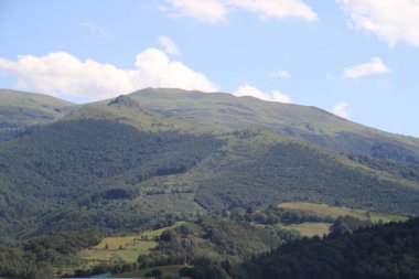 Rural nature landscape of the Basque Country in Gipuzkoa