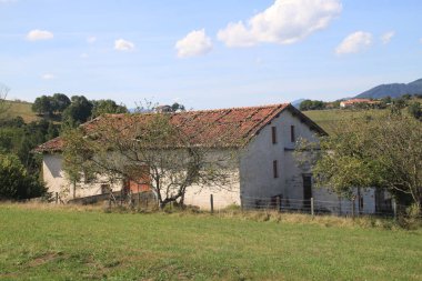 Rural nature landscape of the Basque Country in Gipuzkoa