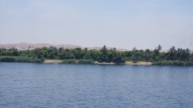 Views of the Nile River between Edfu and Kom Ombo in Egypt