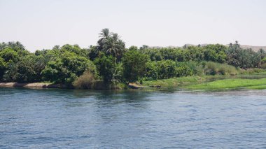 Views of the Nile River between Edfu and Kom Ombo in Egypt
