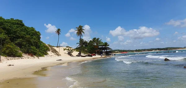 Landschap Van Genipabu Strand Natal Rio Grande Norte Beroemd Zijn — Stockfoto