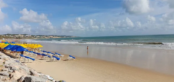 Пляж Пунта Негра Наталь Риу Гранди Норти Бразилия Мая 2023 — стоковое фото
