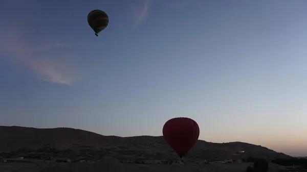 Luxor Egypten Juli 2022 Ballongflygning Luxor Egypten — Stockfoto