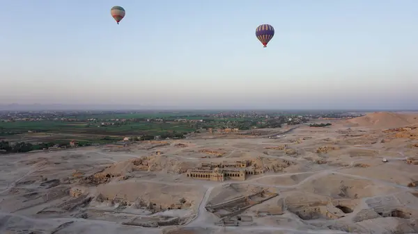 Luxor Ägypten Juli 2022 Ballonfahrt Luxor Ägypten — Stockfoto