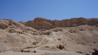 Luxor, Mısır, 12 Temmuz 2022: Lüksemburg, Mısır 'da arkeolojik kalıntılar