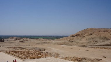 Luxor, Mısır, 12 Temmuz 2022: Lüksemburg, Mısır 'da arkeolojik kalıntılar