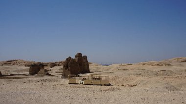 Luxor, Mısır, 12 Temmuz 2022: Lüksemburg, Mısır 'da arkeolojik kalıntılar