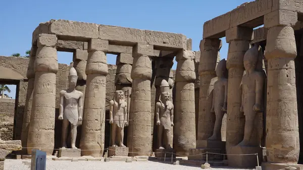 Luxor Egypten Juli 2022 Arkeologisk Restor Ett Luxor Tempel Egypten — Stockfoto
