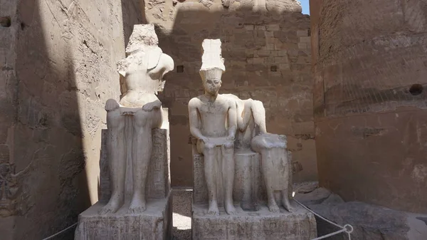 Luxor Egito Julho 2022 Restaurador Arqueológico Templo Luxor Egito — Fotografia de Stock