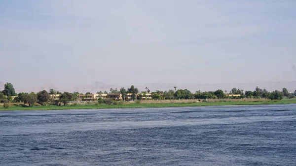 Luxor Egypt Červenec 2022 Krajina Březích Nilu Luxoru — Stock fotografie