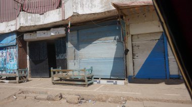 Edfu, Mısır, 13 Temmuz 2022: Bir yaz sabahı Edfu şehrinden sahneler