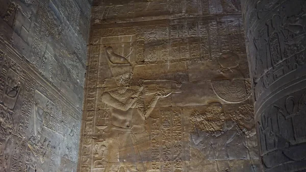 Edfou Égypte Juillet 2022 Vues Temple Edfou Égypte — Photo