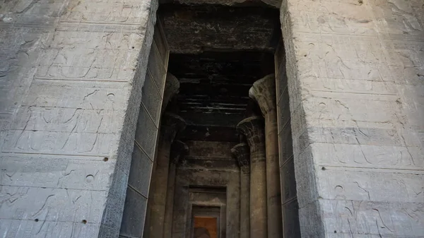 Edfu Egito Julho 2022 Vistas Templo Edfu Egito — Fotografia de Stock