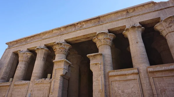 Edfu Egypten Juli 2022 Utsikt Över Ett Tempel Edfu Egypten — Stockfoto