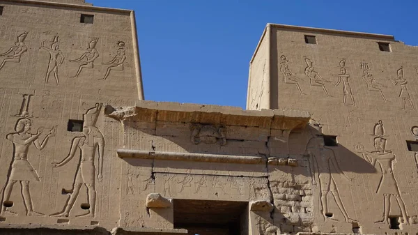 Edfu Egipto Julio 2022 Vistas Templo Edfu Egipto —  Fotos de Stock