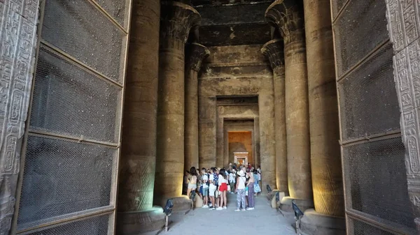 Edfu Egipto Julio 2022 Vistas Templo Edfu Egipto —  Fotos de Stock