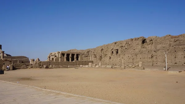 Edfu Egypte Juli 2022 Uitzicht Een Tempel Edfu Egypte — Stockfoto